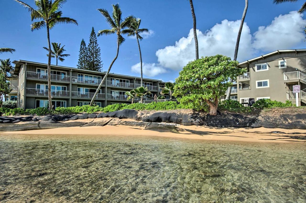 Waipouli Beachfront Condo With Balcony And Ocean Views Kapa'a Eksteriør billede