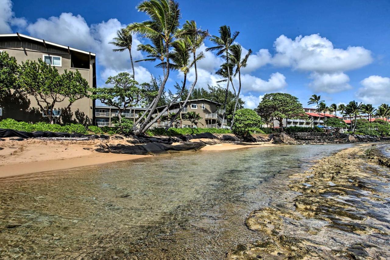 Waipouli Beachfront Condo With Balcony And Ocean Views Kapa'a Eksteriør billede
