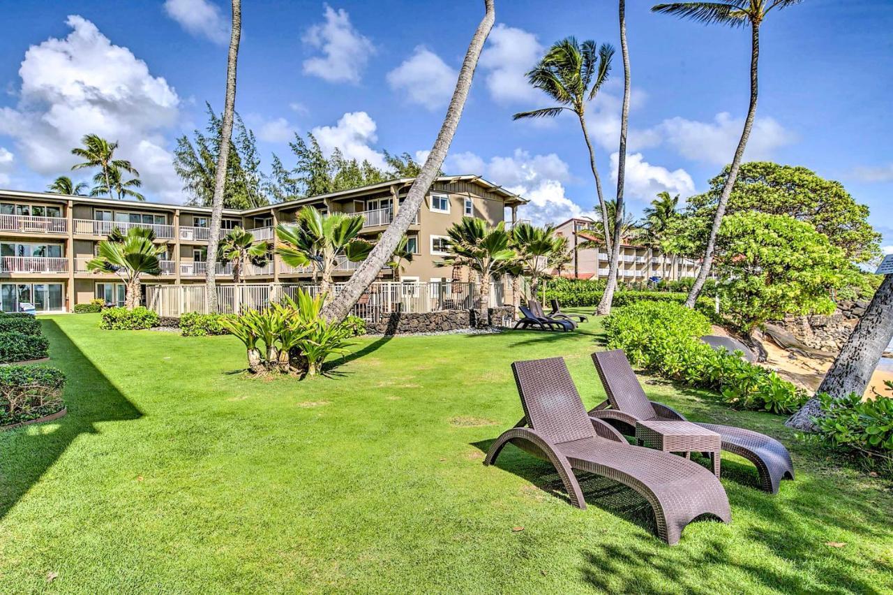 Waipouli Beachfront Condo With Balcony And Ocean Views Kapa'a Eksteriør billede