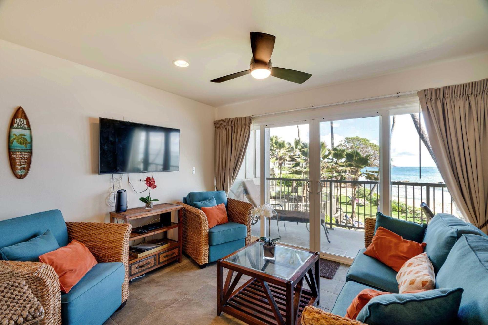 Waipouli Beachfront Condo With Balcony And Ocean Views Kapa'a Eksteriør billede